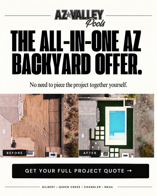 Static ad built for AZ Valley Pools